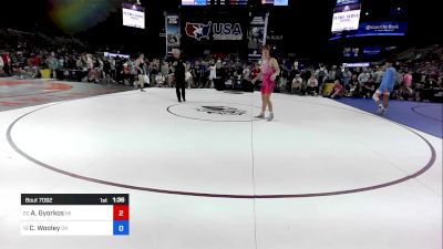 144 lbs Cons 32 #1 - Austin Gyorkos, MI vs Corbin Wooley, OK