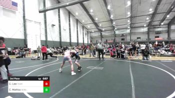 98 lbs 3rd Place - Colt Lee, Team Aggression vs Chance Mattox, Scrap Yard Garage