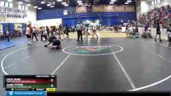 152 lbs Cons. Round 2 - Jack Duke, Treasure Coast Wrestling Club vs Gabe Myers, Gainesville Takedown Club