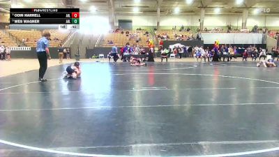 100 lbs Cons. Semi - Wes Wagner, Stars Wrestling Club vs Odin Harrell, Wildcats Wrestling