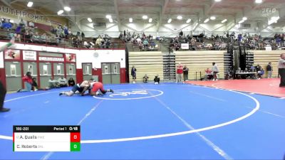 186-201 lbs Round 3 - Aaron Qualls, Pike vs Connor Roberts, Bedford North Lawrence