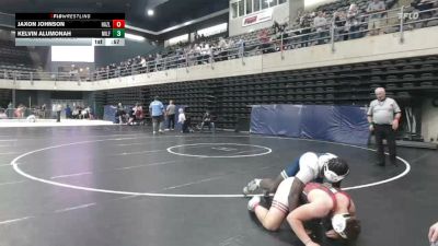 189 lbs Quarterfinal - Jaxon Johnson, Hazleton vs Kelvin Alumonah, Milford Mill