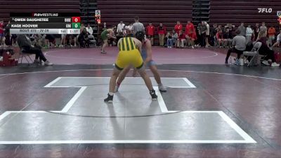 JV-29 lbs 5th Place Match - Kage Hoover, Cedar Rapids Kennedy vs Owen Daughetee, Dubuque Senior