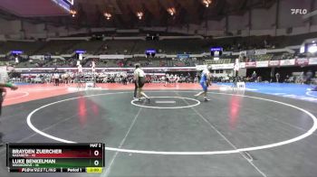 190 lbs Quarters & Wb (16 Team) - Brayden Zuercher, Nazareth vs Luke Benkelman, Woodgrove