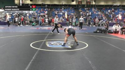 126 lbs Consi Of 32 #1 - Arturo Reyes, PA vs Robert Ruscitti, IL