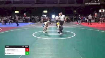 73 lbs Final - Jack Clemenson, Bison WC vs Ryker Voss, Roseburg Mat Club