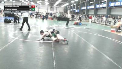 106 lbs Consi Of 64 #2 - Maddox Crooke, NC vs Colton Miller, VA