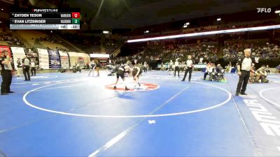 113 Class 3 lbs Cons. Semi - Evan Litzsinger, Hillsboro vs Zayden Teson, Warrenton