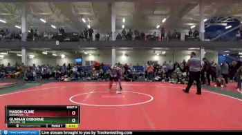 120 lbs Round 3 (4 Team) - Gunnar Osborne, Jackson vs Mason Cline, Barberton