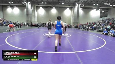 155 lbs Cons. Round 5 - Kalyn Brumley, Lebanon vs Adalia Del Real, Grain Valley