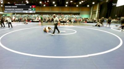 113 lbs Consi Of 32 #2 - Holten Crane, Bishop Kelly vs Forrester Warnock, Grandview