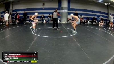 105 lbs Round 3 (8 Team) - William Edwards, U2 Uprising Black vs Trayden Beam, CTWHALE