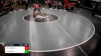 215 lbs Cons. Round 2 - Nate Heirendt, Fort Cherry Hs vs Andrew Mcnair, Erie High
