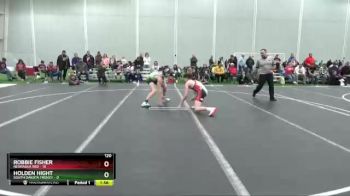 120 lbs Round 2 (4 Team) - Robbie Fisher, Nebraska Red vs Holden Hight, South Dakota Frenzy