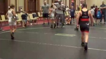 92 lbs Finals (8 Team) - Collin Beattie, Armory Red vs Logan Hartzell, Steel Valley Black
