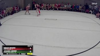 133 lbs Round 2 (8 Team) - Amanda Jaeger, Kansas Pink Gecko vs Grace Drueke, Nebraska Red