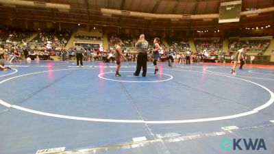 110 lbs Consi Of 8 #2 - Wyatt Reininger, Hennessey Takedown Club vs Cooper Root, Geary Youth Wrestling