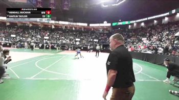 98 lbs Champ. Round 2 - Kaitlin Taylor, TEV1 vs Kendall Buckius, MYW1