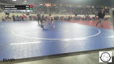 96 lbs Consi Of 8 #1 - Maylie Rivas, Norman Jr High vs Kinsley Peters, Choctaw Jh