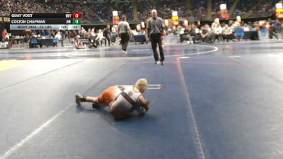 55 lbs Consy 1 - Quay Vogt, Mifflin County vs Colton Chapman, Jim Thorpe