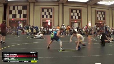 145 lbs Round 4 (6 Team) - Gabe Tosto, Orchard South WC vs Noah Zindaki, Circassian Invasion