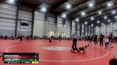 74 lbs Semis - R1 Wb - Aryanna Campbell, Beast Mode Pink vs Isabelle True, Millard South Queens