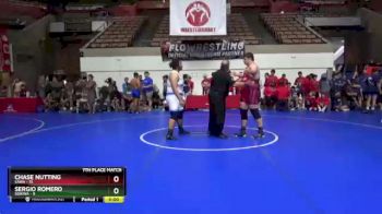 285 lbs Placement Matches (16 Team) - Chase Nutting, SAWA vs Sergio Romero, SDIKWA