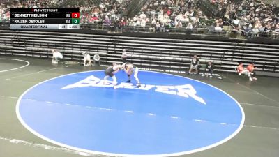 6A 165 lbs Quarterfinal - Kaizen Detoles, Westlake vs Bennett Neilson, Riverton