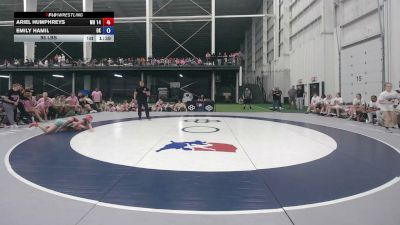 95 lbs Ariel Humphreys, Missouri vs Emily Hamil, Oklahoma