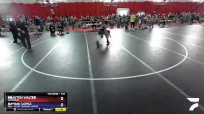 170 lbs Champ. Round 2 - Braxton Walter, Wisconsin vs Rayhan Lopez, Team Nazar Training Center