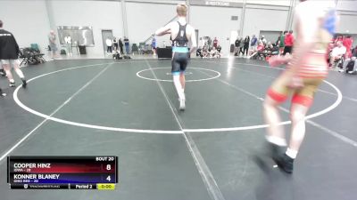 120 lbs Semis & 3rd Wb (16 Team) - Tyler Harper, Iowa vs Taegan Gilmore, Ohio Red