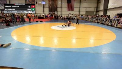 132 lbs Rr Rnd 3 - Dakota Johnson, The Asylum Black vs Nico Rivera, Hammer Wrestling Club