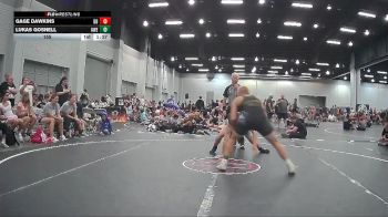 155 lbs Round 3 (4 Team) - Lukas Gosnell, Arrhichions Will Elite vs Gage Dawkins, Dayton Bandits