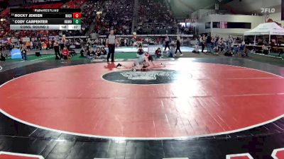 6A 98 lbs Cons. Round 2 - Cody Carpenter, Rocky Mountain vs Rocky Jensen, Madison