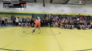 150 lbs Champ. Round 2 - Eli Dick, Colerain vs Joseph LaRosa, Olentangy Orange