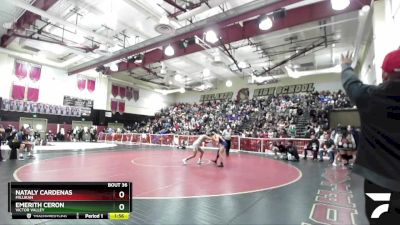 110 lbs Champ. Round 1 - Nataly Cardenas, Millikan vs Emerith Ceron, Victor Valley