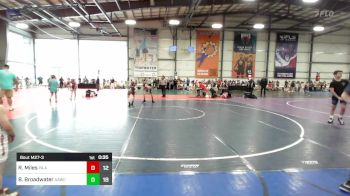 80 lbs Rr Rnd 3 - Reid Miles, PA Alliance Blue vs Brayden Broadwater, All American Wrestling Club