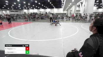 74 lbs 2nd Place - Knight Rapoza, Rogue Nation vs Urijah Gonzalez, So Cal Hammers