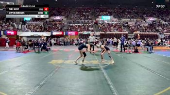 G - 100 lbs Cons. Round 2 - Ciri Nice, Polson Girls vs Gwyn Brown, Beaverhead Co. (Dillon) / Twin Bridges / Sheridan Girls