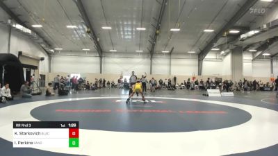 90 lbs Rr Rnd 3 - Kaiden Starkovich, Black Fox Wrestling Academy vs Isaac Perkins, Sanderson Wrestling Academy