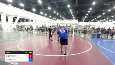 42 lbs Rr Rnd 3 - Owen Coronado, Madera WC vs Elijah Ojeda, Gladiator Wrestling Academy