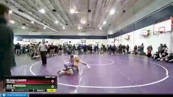 138 lbs 1st Place Match - Elijah Leader, Hanford vs Gus Amerson, Newberg