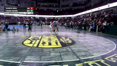 144 lbs Quarterfinal - Korbyn Sena, Nampa vs Talinn Colton, Middleton