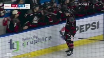 Kevin He Snaps Wicked Shot Off Of Long Rebound For Niagara