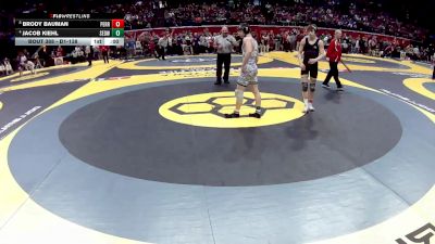 D1-138 lbs Cons. Semi - Jacob Kiehl, St. Edward vs Brody Bauman, Perrysburg