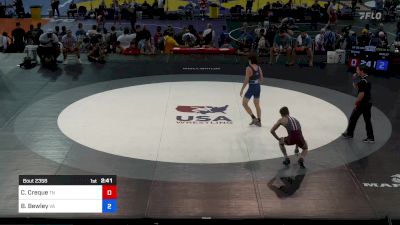 126 lbs Cons 32 #1 - Chase Creque, TN vs Braden Bewley, VA