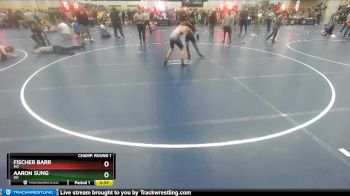 130 lbs Champ. Round 1 - Aaron Sung, OH vs Fischer Barr, MO