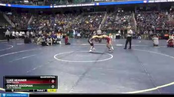 2 lbs Quarterfinal - Connor Goodman, Jay M. Robinson vs Luke Heavner, West Lincoln