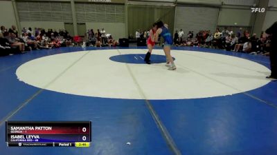 140 lbs Round 3 (6 Team) - Samantha Patton, Georgia vs Isabel Leyva, California Red