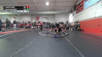 130 lbs Cons. Semi - Kyley Matyniak, Pagosa Springs vs Lauryn Ward, Eagle Valley